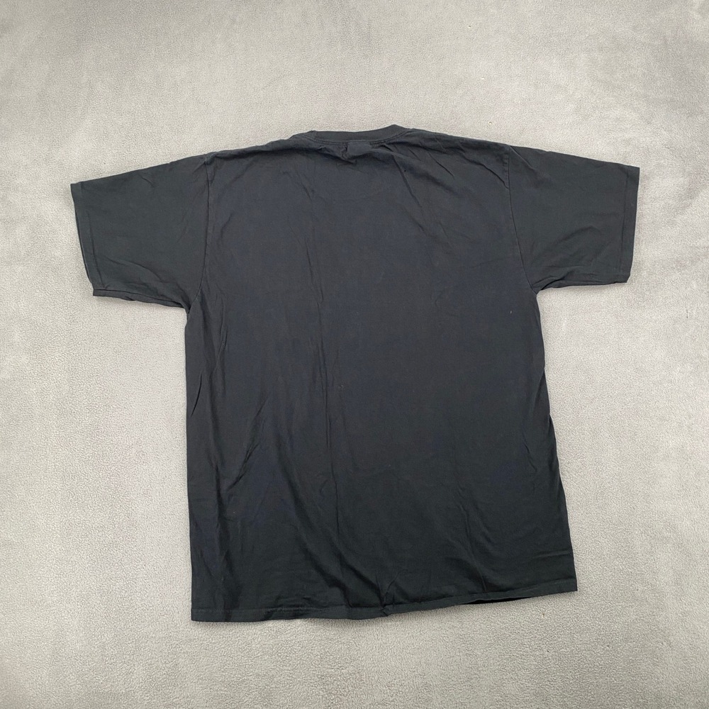 Vintage Man of God Husband Dad Grandpa Christian Cross Graphic Tee Large Black - Picture 5 of 7